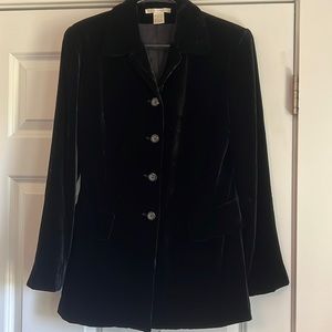 Annie Alexander Velvet Blazer